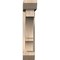 Ekena Millwork Balboa Slat Smooth Bracket w/ Offset Brace, Douglas Fir, 5 1/2"W x 22"D x 26"H BKT0604X22X26BOA06SDF - alternate 3